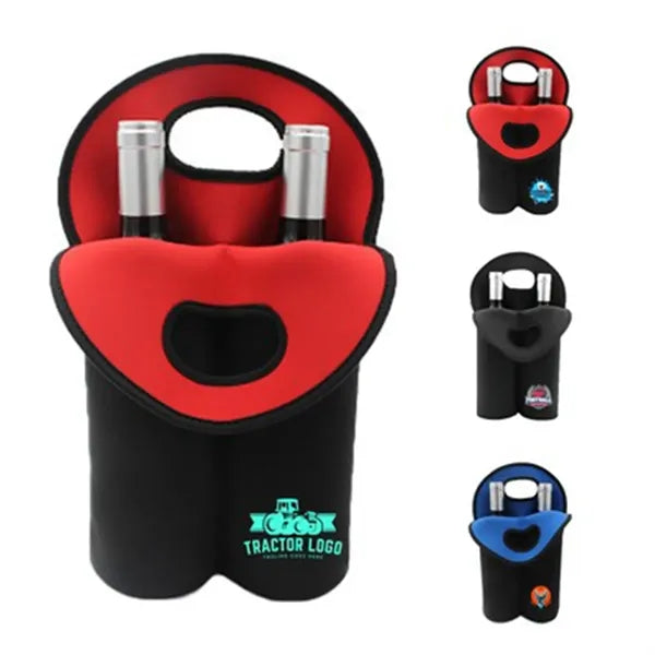Dual Wine Bottle Carrier Bag