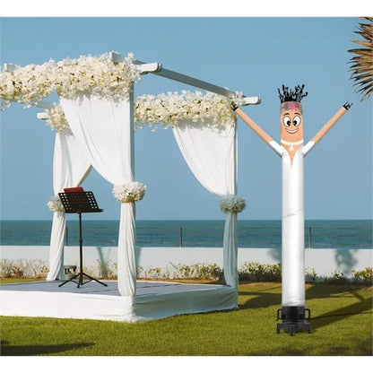 Bride Inflatable Tube Man Character with Blower.
