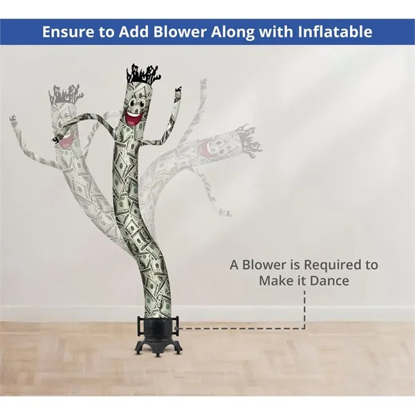 Billionaire Inflatable Tube Man Character with Blower