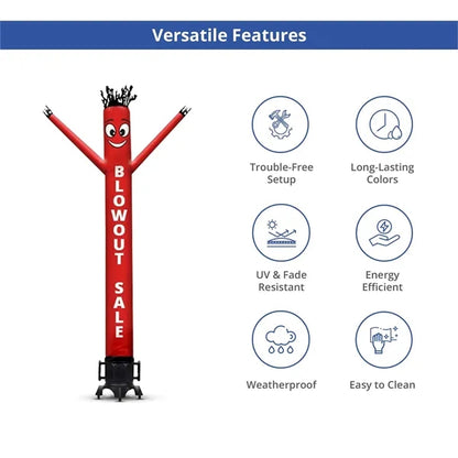Blowout Sale Inflatable Tube Man with Blower