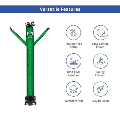 Cactus Inflatable Tube Man Character with Blower