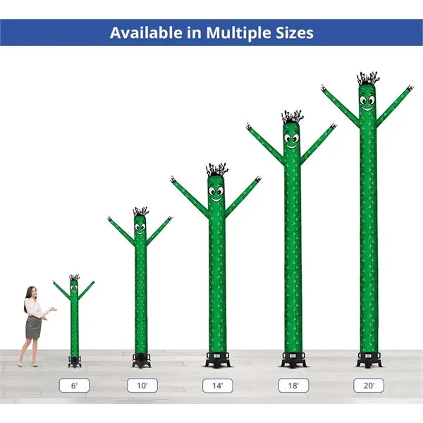 Cactus Inflatable Tube Man Character with Blower