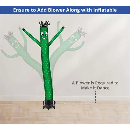 Cactus Inflatable Tube Man Character with Blower
