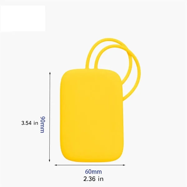 Silicone Luggage Tag with Name ID Card