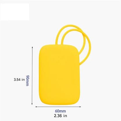 Silicone Luggage Tag with Name ID Card