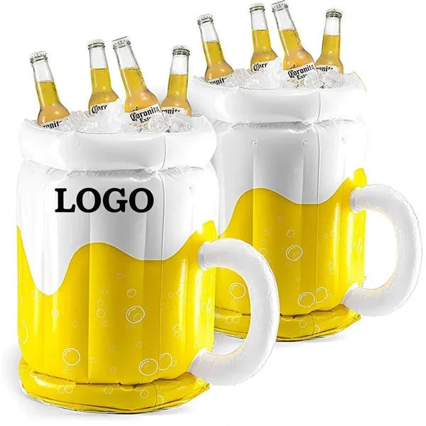 Inflatable Bucket Beer Mug Floating Cooler
