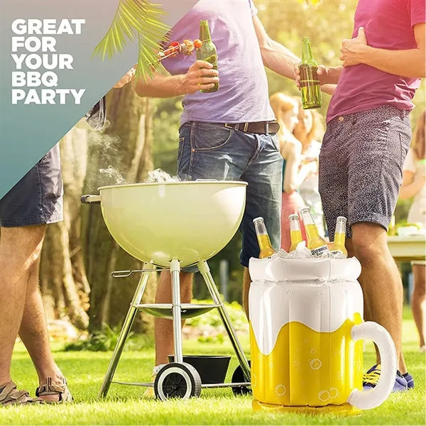 Inflatable Bucket Beer Mug Floating Cooler