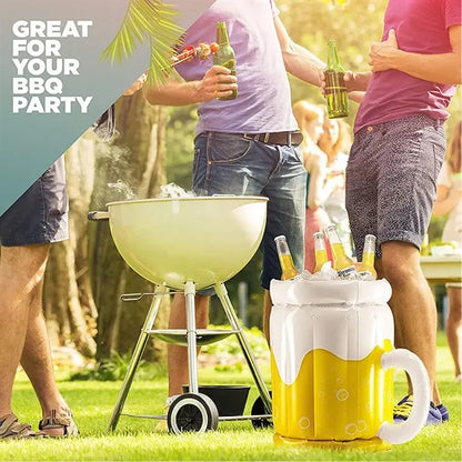 Inflatable Bucket Beer Mug Floating Cooler