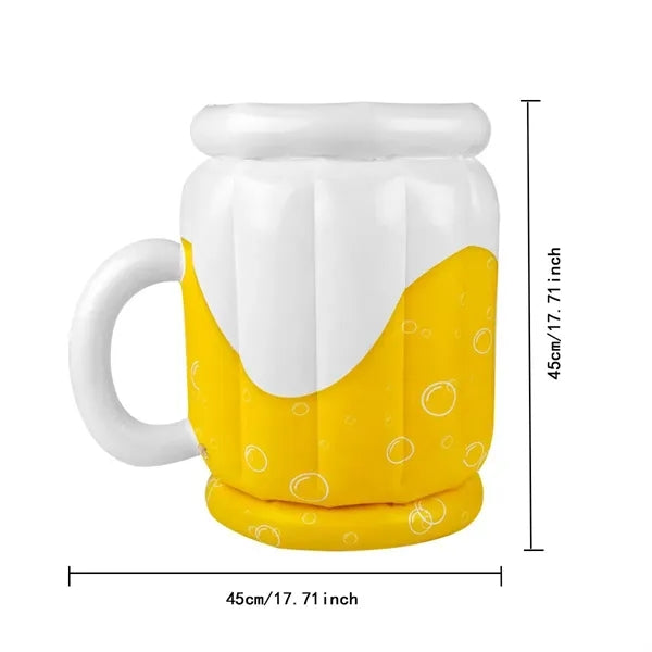Inflatable Bucket Beer Mug Floating Cooler