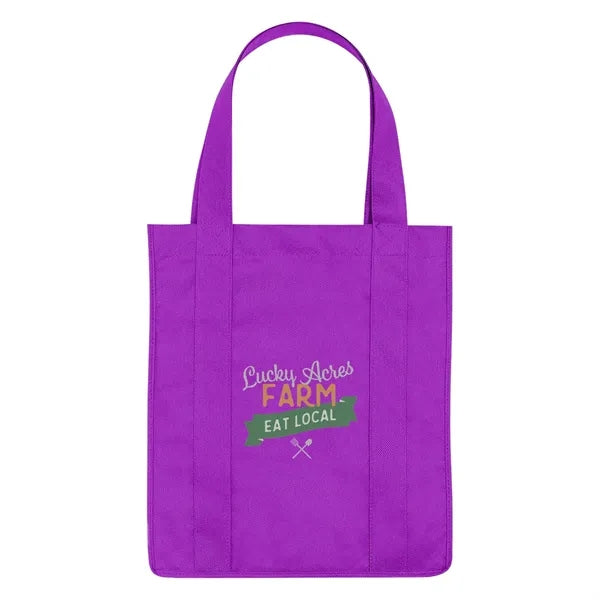 Non-Woven Shopper Tote Bag With 100% RPET Material
