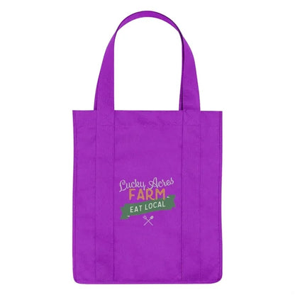 Non-Woven Shopper Tote Bag With 100% RPET Material