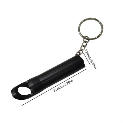LED Flashlight Keychain with Bottle Opener
