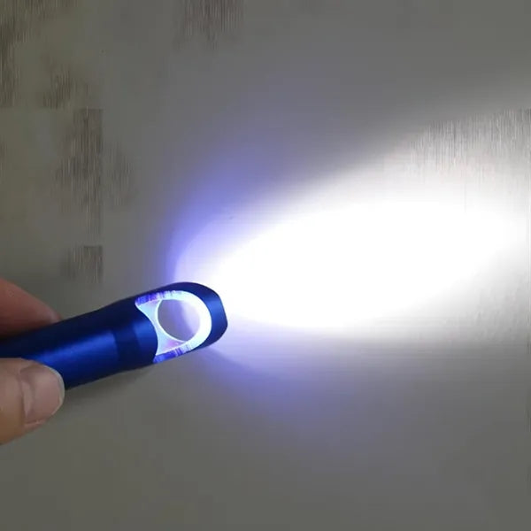 LED Flashlight Keychain with Bottle Opener