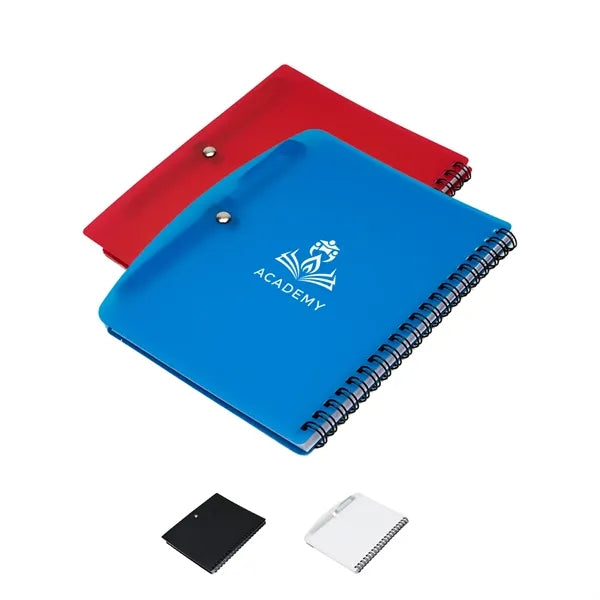 Durable PP Cover RIng Notebook with Matching Pens
