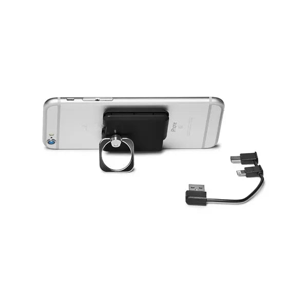 Square Charging Cable and Phone Stand