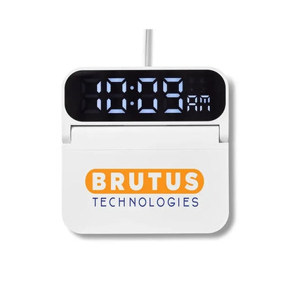 Foldable Alarm Clock & Wireless Charger