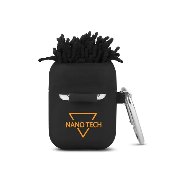 MopToppers Silicone Earbud Case With Carabiner