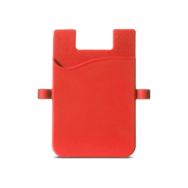 Silicone Smartphone Pocket with Earbud Loops