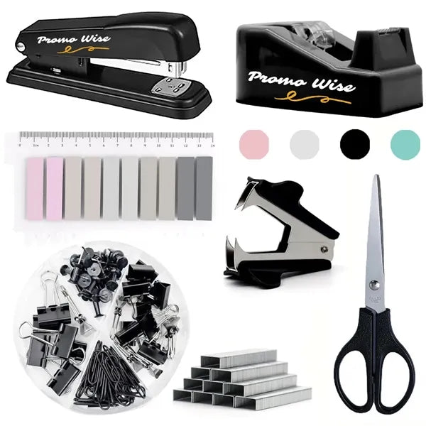 Various Pcs Macaron-Color Practical Office Supplies Set