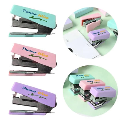 Mini Non-Slip Portable Stapler with Tail Staple Remover