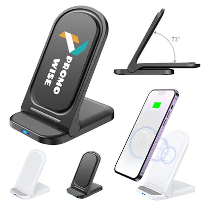 LED Indicator Anti-Slip 15W Fast Wireless Charger Stand
