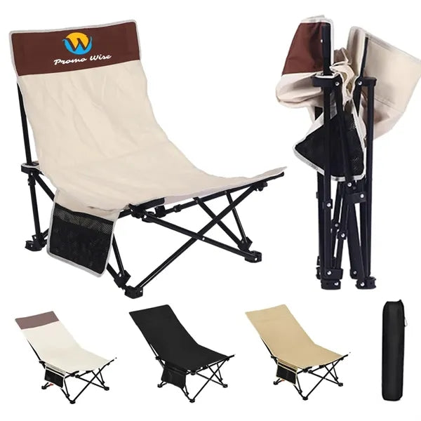 Portable Beach Leisure Low Foot Chair for Sitting and Lying