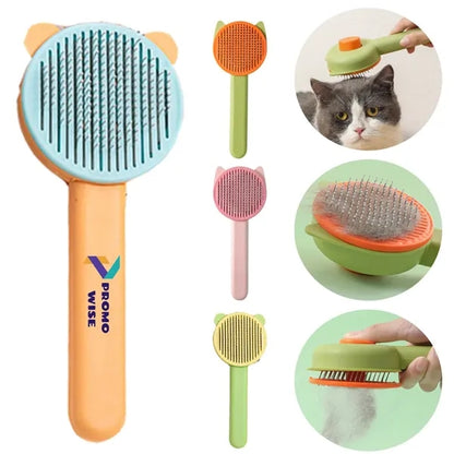 Self-cleaning Slicker Brush with Soft Massage for Pets