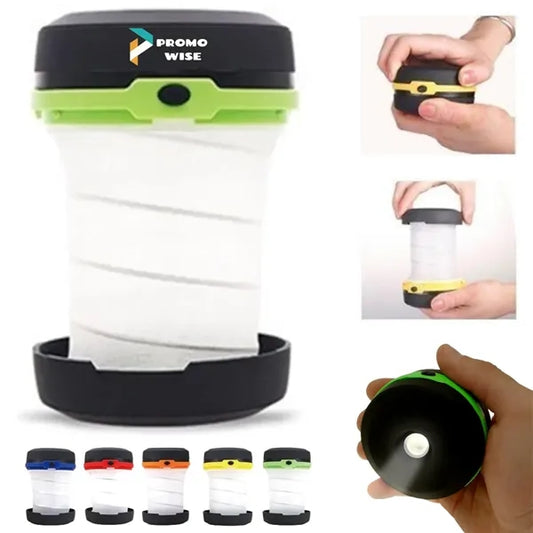 Collapsible Waterproof Pop-Up LED Camping Light with Handle