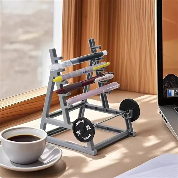 Mini Squat Rack Pen Holder for Desk