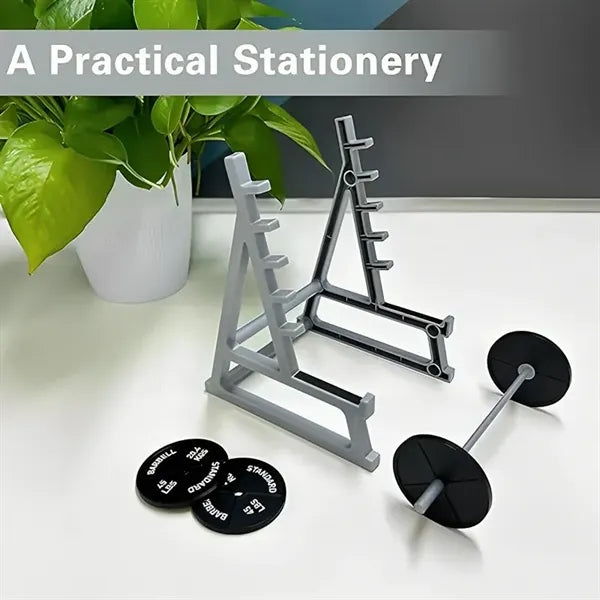 Mini Squat Rack Pen Holder for Desk