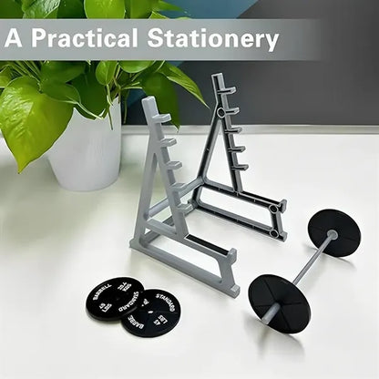 Mini Squat Rack Pen Holder for Desk