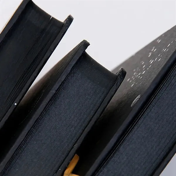Black Paper Notebook Journal with Magnetic Closure