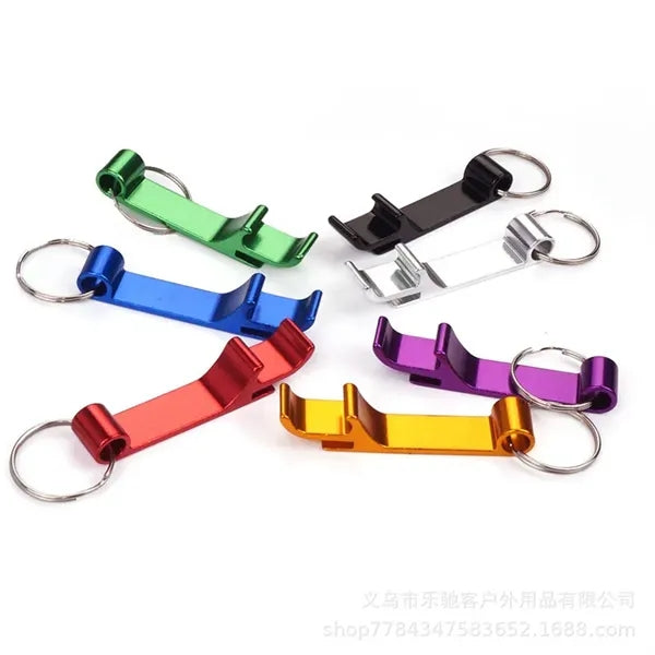 Premium Metal Keychain with Beer Bottle Opener