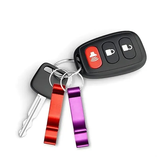 Premium Metal Keychain with Beer Bottle Opener