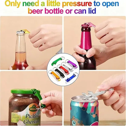 Premium Metal Keychain with Beer Bottle Opener