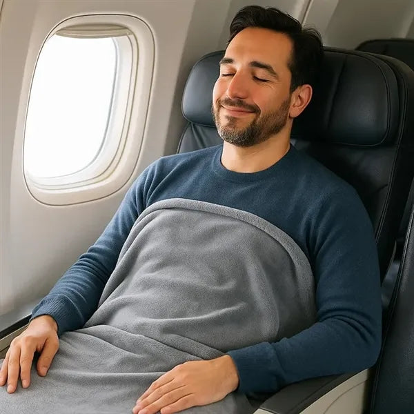 Portable Travel Blanket Pillow