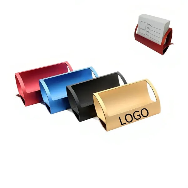 Metal Business Card Holder for Desk