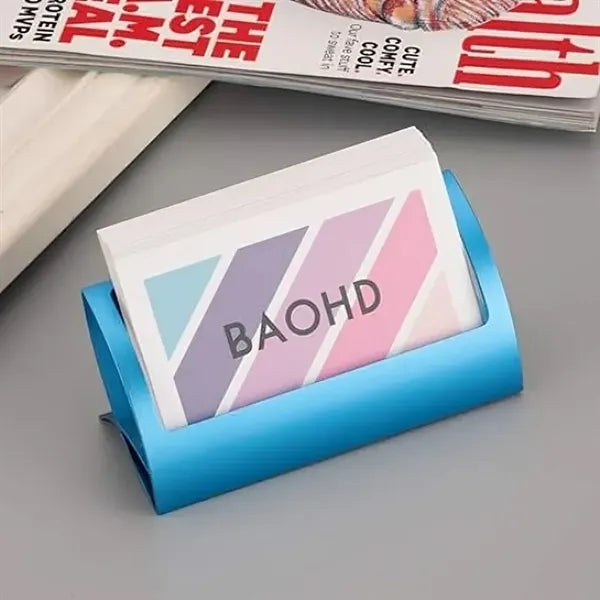 Metal Business Card Holder for Desk