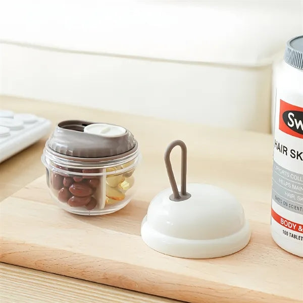 4 Grids Travel Pill Organizer