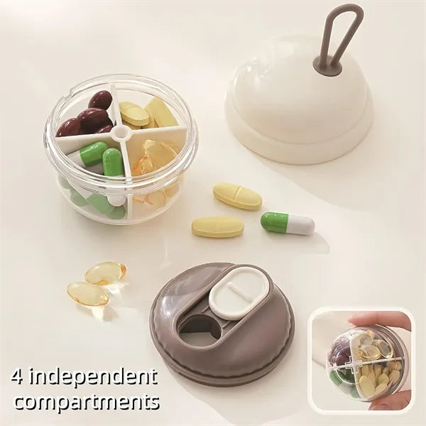 4 Grids Travel Pill Organizer