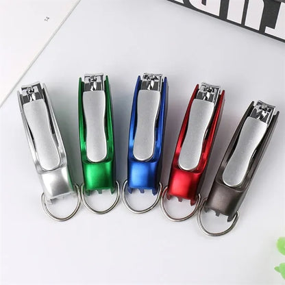 Folding Keychain Nail Clipper Ballpoint Pen