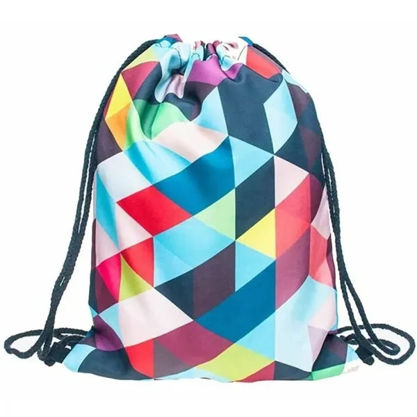 Sublimated Drawstring Cinch Up Backpack(15*18")