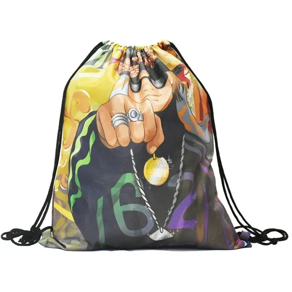 Sublimated Drawstring Cinch Up Backpack(15*18")