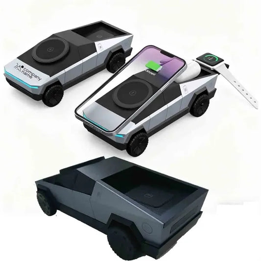 3-in-1 Wireless Charger Desktop Stand