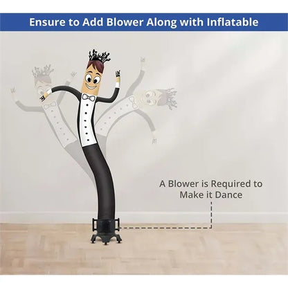 Groom Inflatable Tube Man Character with Blower