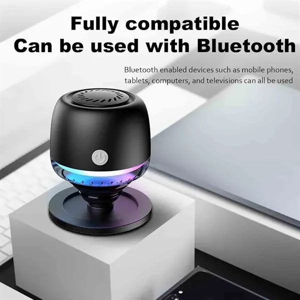 Magnetic Bluetooth Speaker with RGB Light