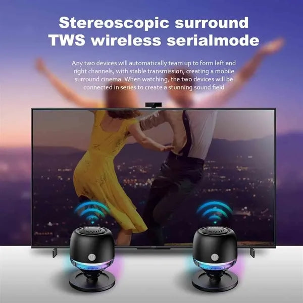 Magnetic Bluetooth Speaker with RGB Light
