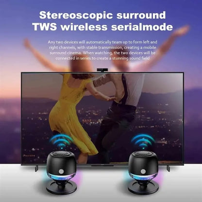 Magnetic Bluetooth Speaker with RGB Light