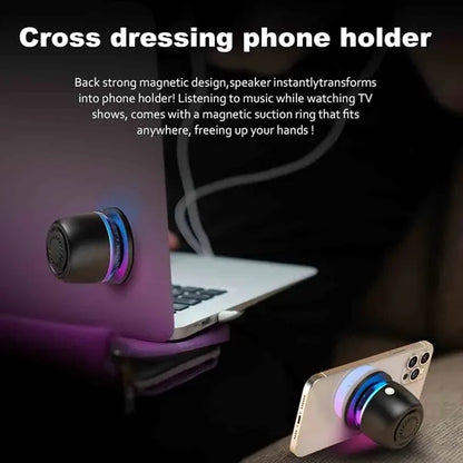 Magnetic Bluetooth Speaker with RGB Light
