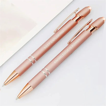 Rose Gold Premium Metal Ballpoint Pen